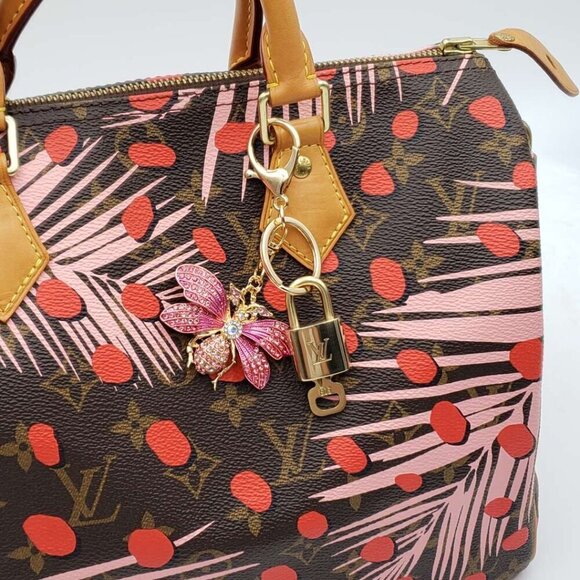 100% Auth Louis Vuitton Lock & Key with unbranded Bagcharm, Keycharm, Keychain - Picture 7 of 9